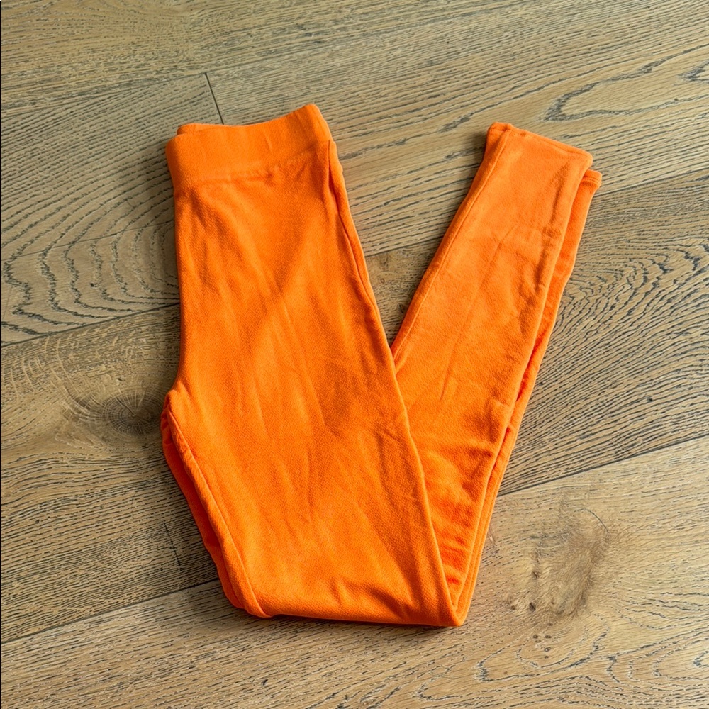 naked wardrobe Orange High-Rise Leggings